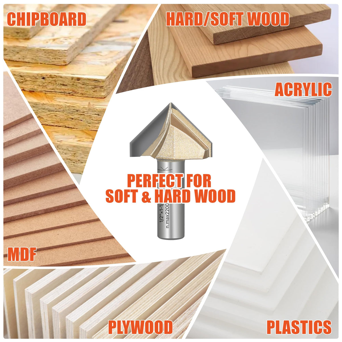 Easework Tool woodworking grooving bit for durable edge details and accents