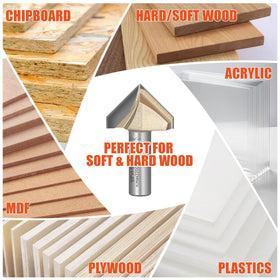 Easework Tool woodworking grooving bit for durable edge details and accents