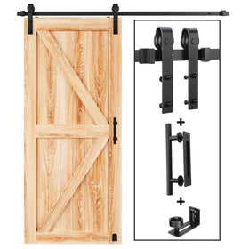EaseLife 6-7ft track rail enables smooth, quiet barn door movement.