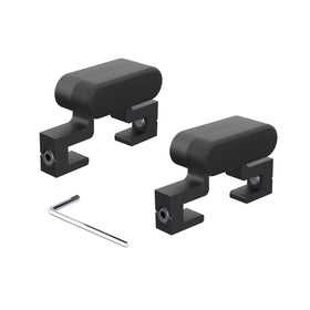 EaseLife barn door stopper pack on track for secure placement and smooth operation