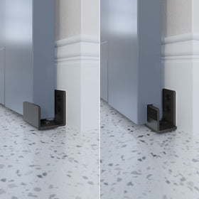 EaseLife U-shape bottom guide aligns cabinet doors with flush contact