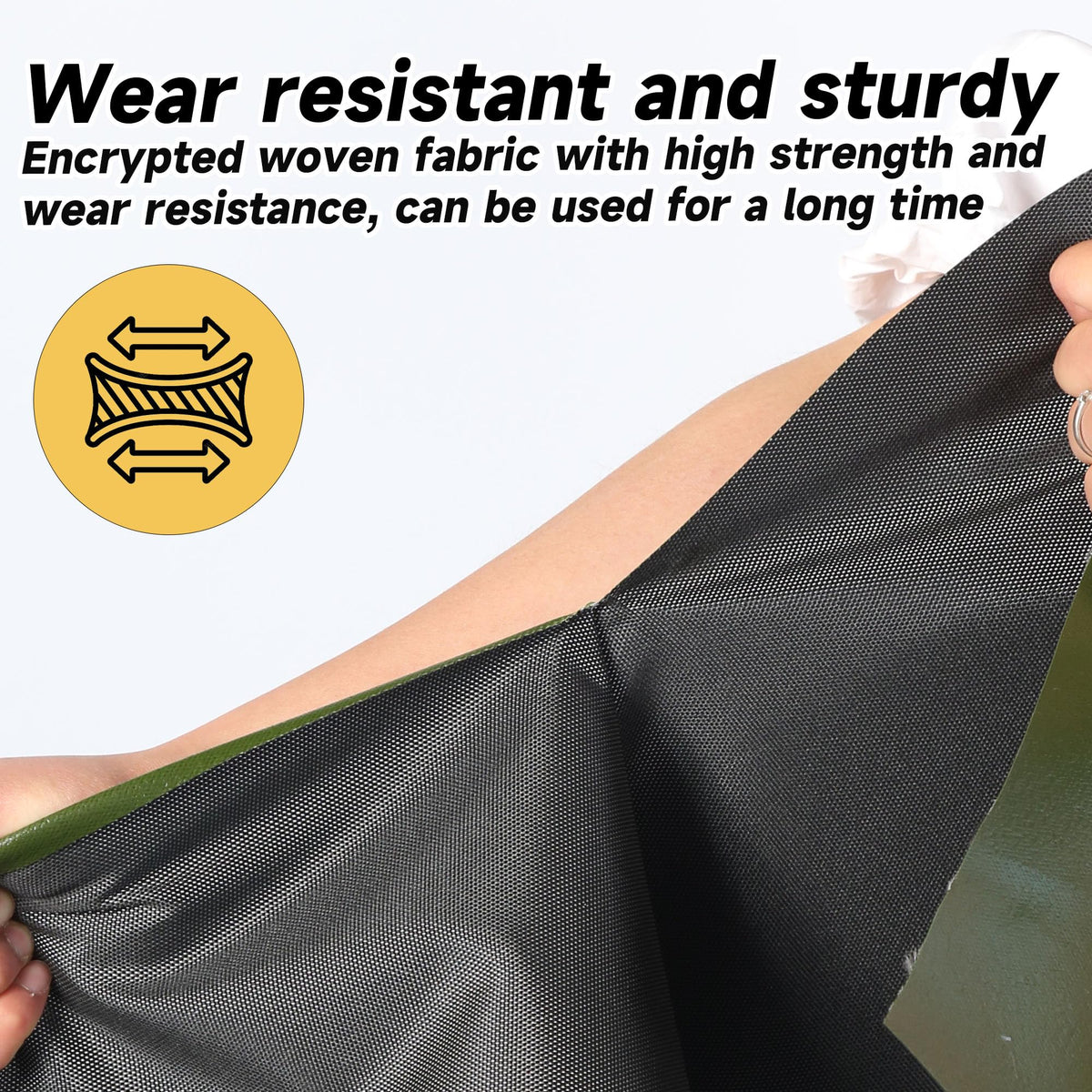 Eastarp tarpaulin featuring aluminum grommets every 20 inches for secure ties.