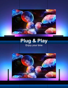 Eastfine RGB light bar remote control for quick color changes