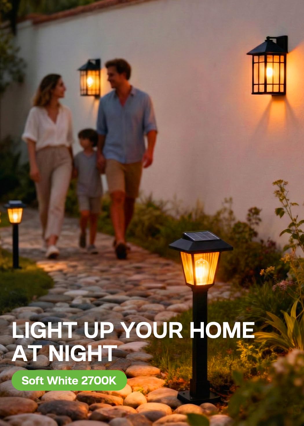 Eastiya 4-pack dusk-to-dawn bulbs for porch and patio