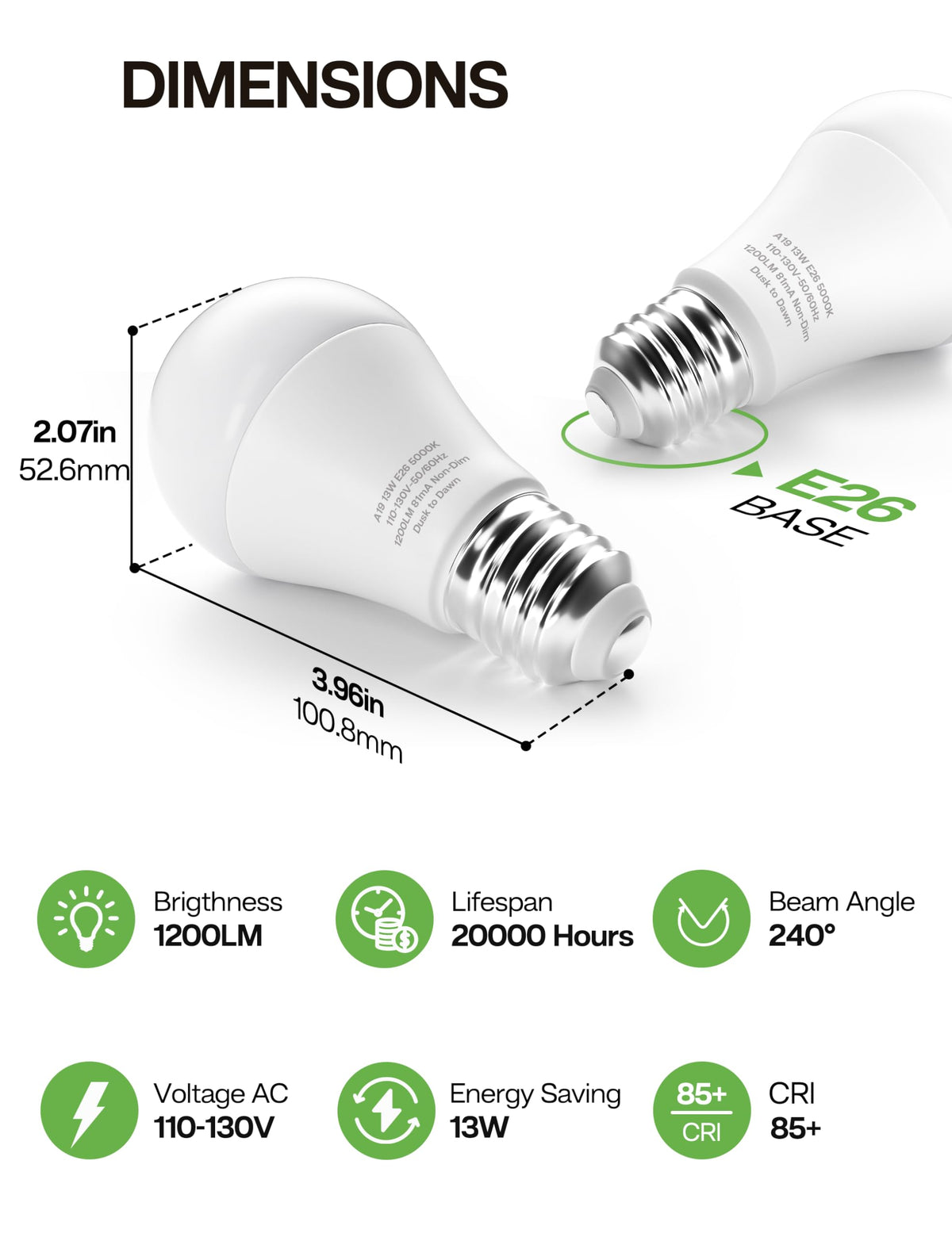 Eastiya dusk-to-dawn bulb brightens courtyard areas with auto-on