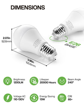 Eastiya dusk-to-dawn bulb brightens courtyard areas with auto-on