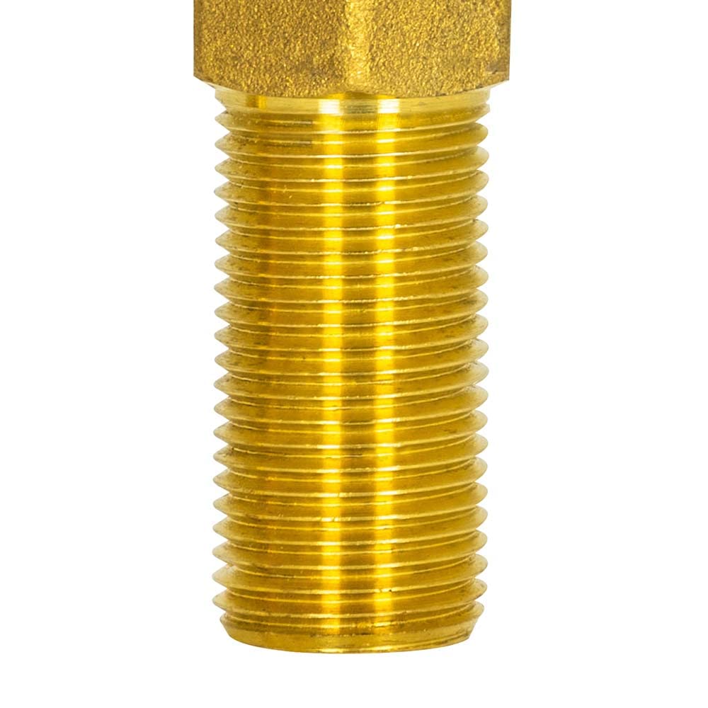 Eastman washing machine valve with 1/2 MIP to 3/4 MHT connection for versatile use.