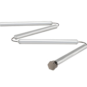 Eastman 45in flexible magnesium anode rod seen from top view for corrosion protection.