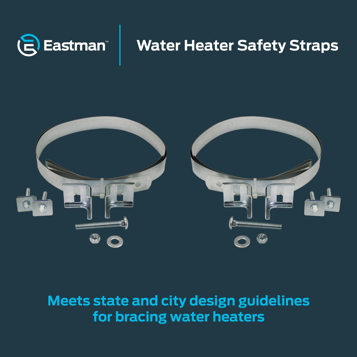 Eastman 86299 earthquake-ready bracing strap protects your home.