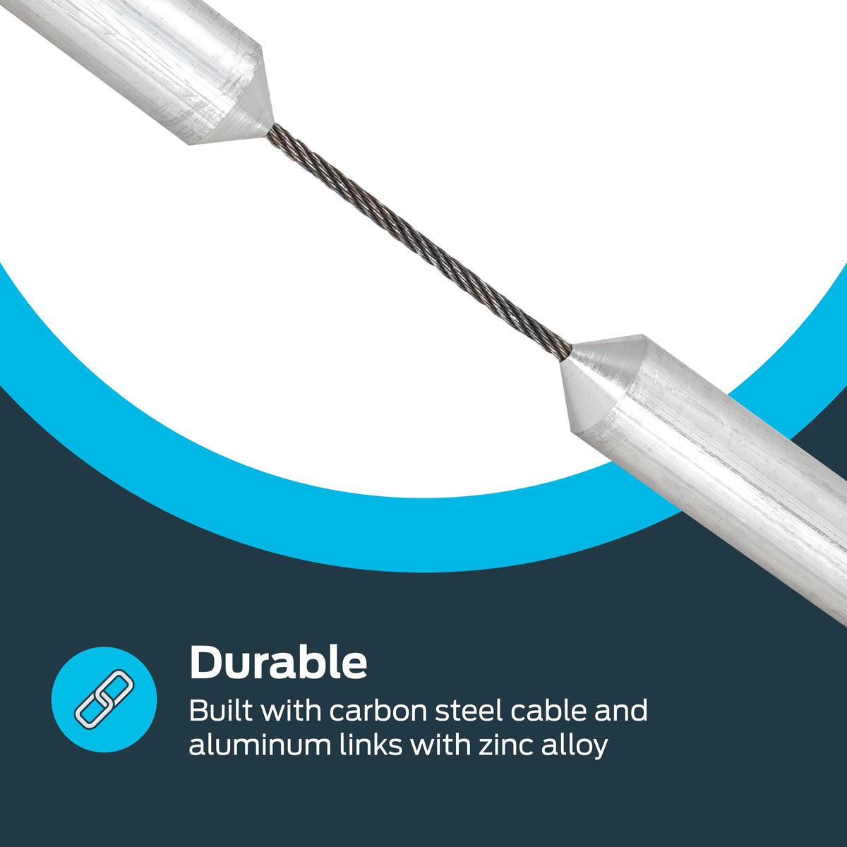 Eastman chrome-finished magnesium anode rod adds a sleek look while protecting the tank.