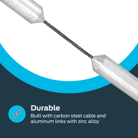 Eastman chrome-finished magnesium anode rod adds a sleek look while protecting the tank.