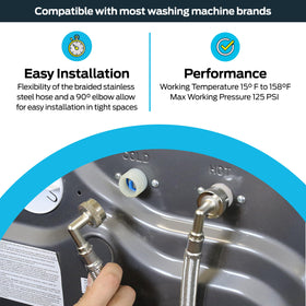 Eastman PVC core with nylon reinforcement minimizes kinks during operation.
