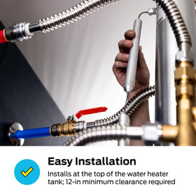 Eastman tank protection and odor reduction in hot water