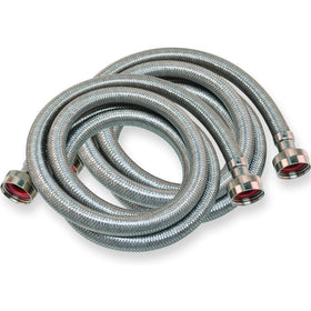 Eastman washing machine hose hot end with secure 3/4 in FHT connection.