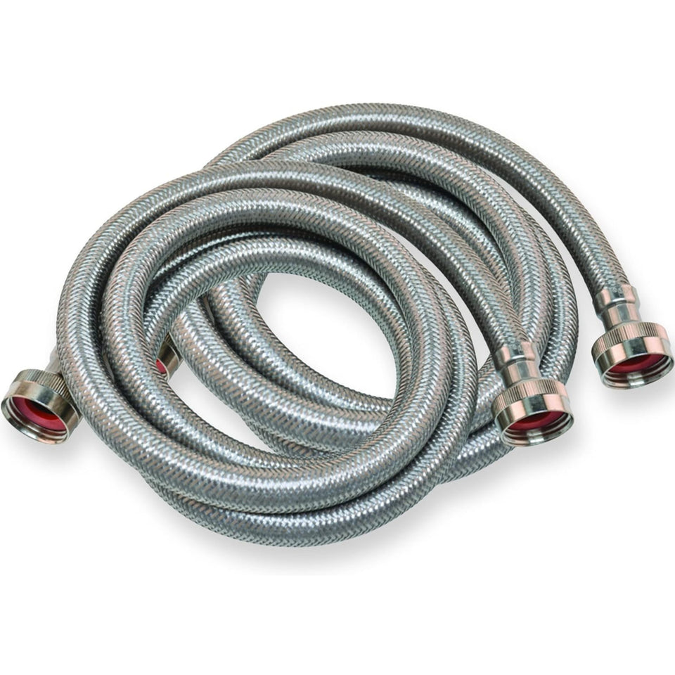 Eastman washing machine hose hot end with secure 3/4 in FHT connection.