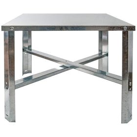 Eastman water heater stand with 24x24 base elevates appliances for safer clearance.