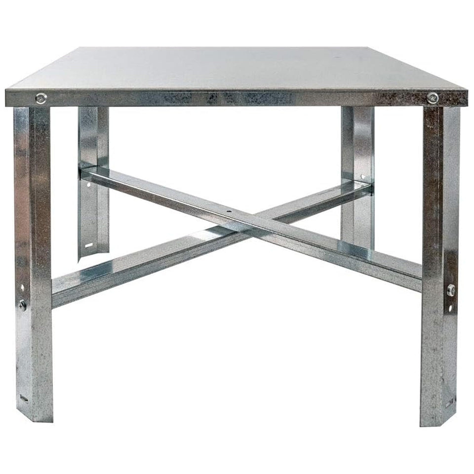 Eastman water heater stand with 24x24 base elevates appliances for safer clearance.