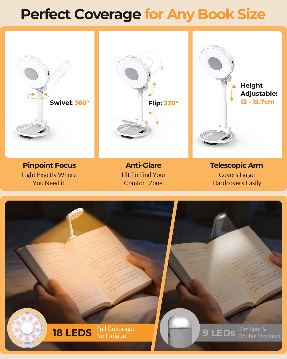 EastPin 3-color temperature lamp adapts to mood