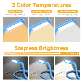 EastPin neck light adjustable angles to aim light precisely