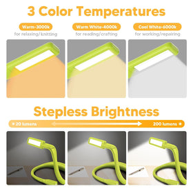 EastPin neck light ideal for dorm bed reading and crafts.