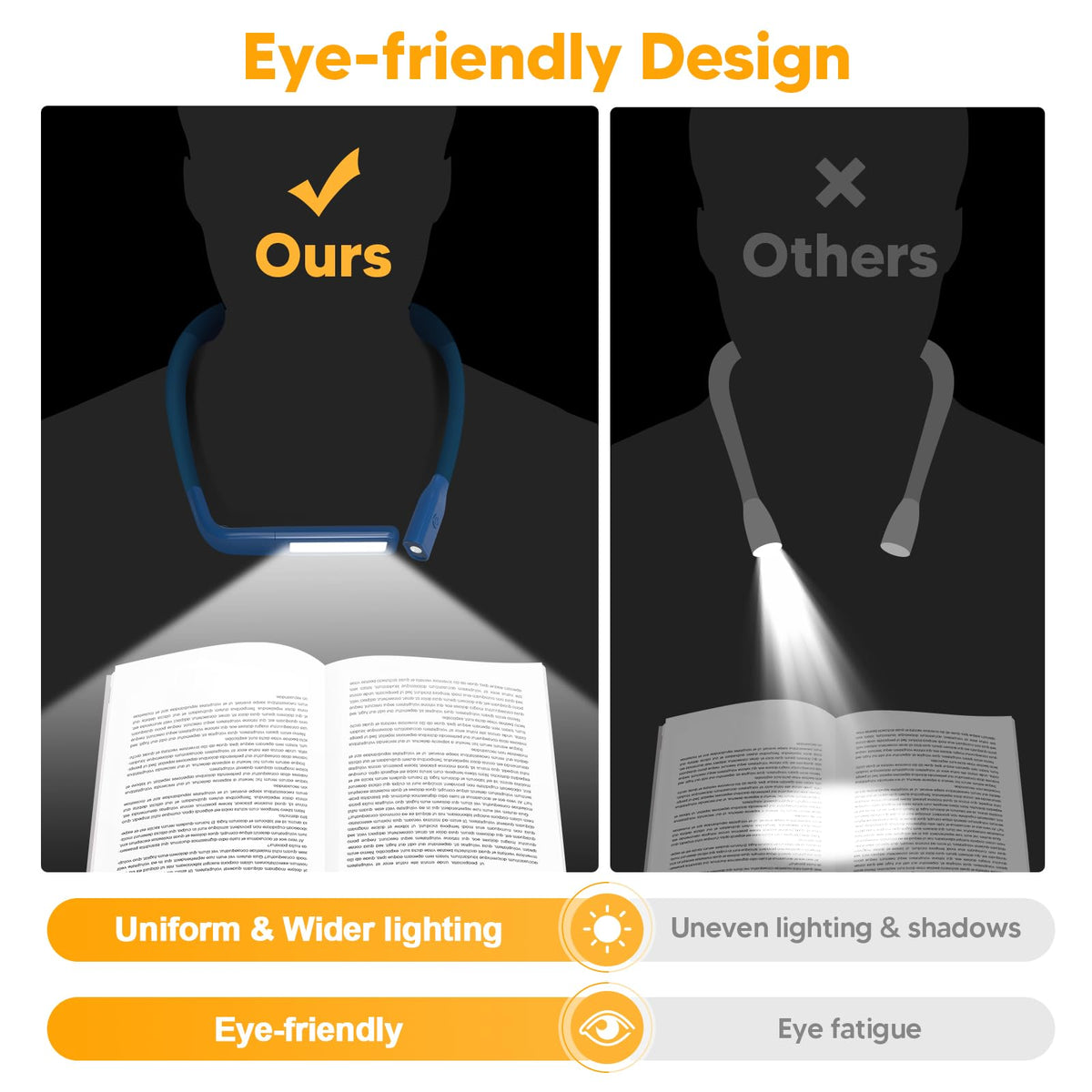 EastPin neck light ideal for indoor reading and crafting sessions.
