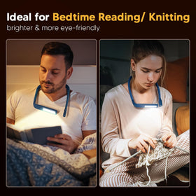 EastPin neck light with rechargeable battery for hours of hands‑free use.