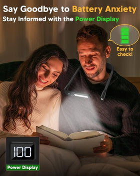 EastPin neck light with timer for timed reading sessions and energy savings