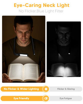 EastPin reading light delivers up to 80 hours on low for long reads