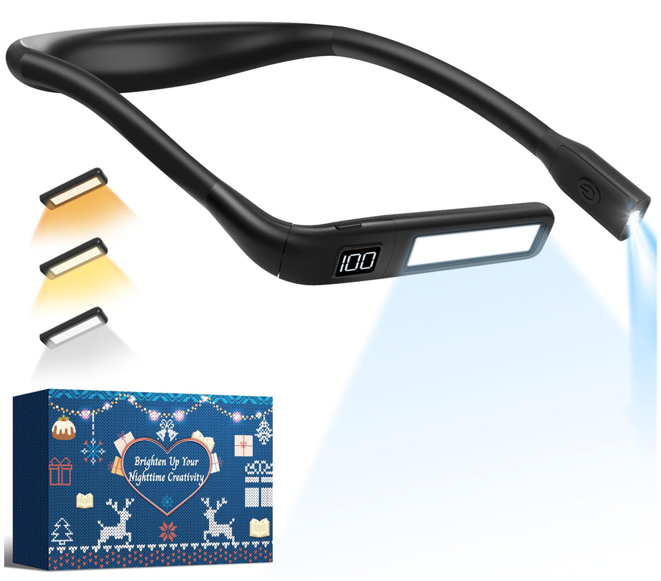 EastPin reading light shows the battery display for easy power management