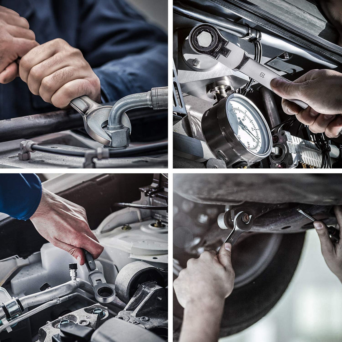 Eastvolt chrome vanadium steel wrench with a polished, corrosion-resistant finish
