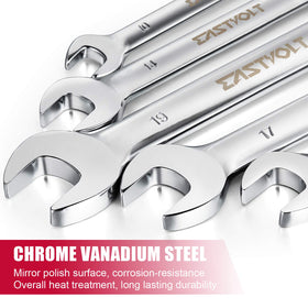 Eastvolt toolbox included keeps wrenches organized and portable