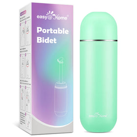 Easy@Home EPB-01 green bottle front view for on-the-go hygiene.