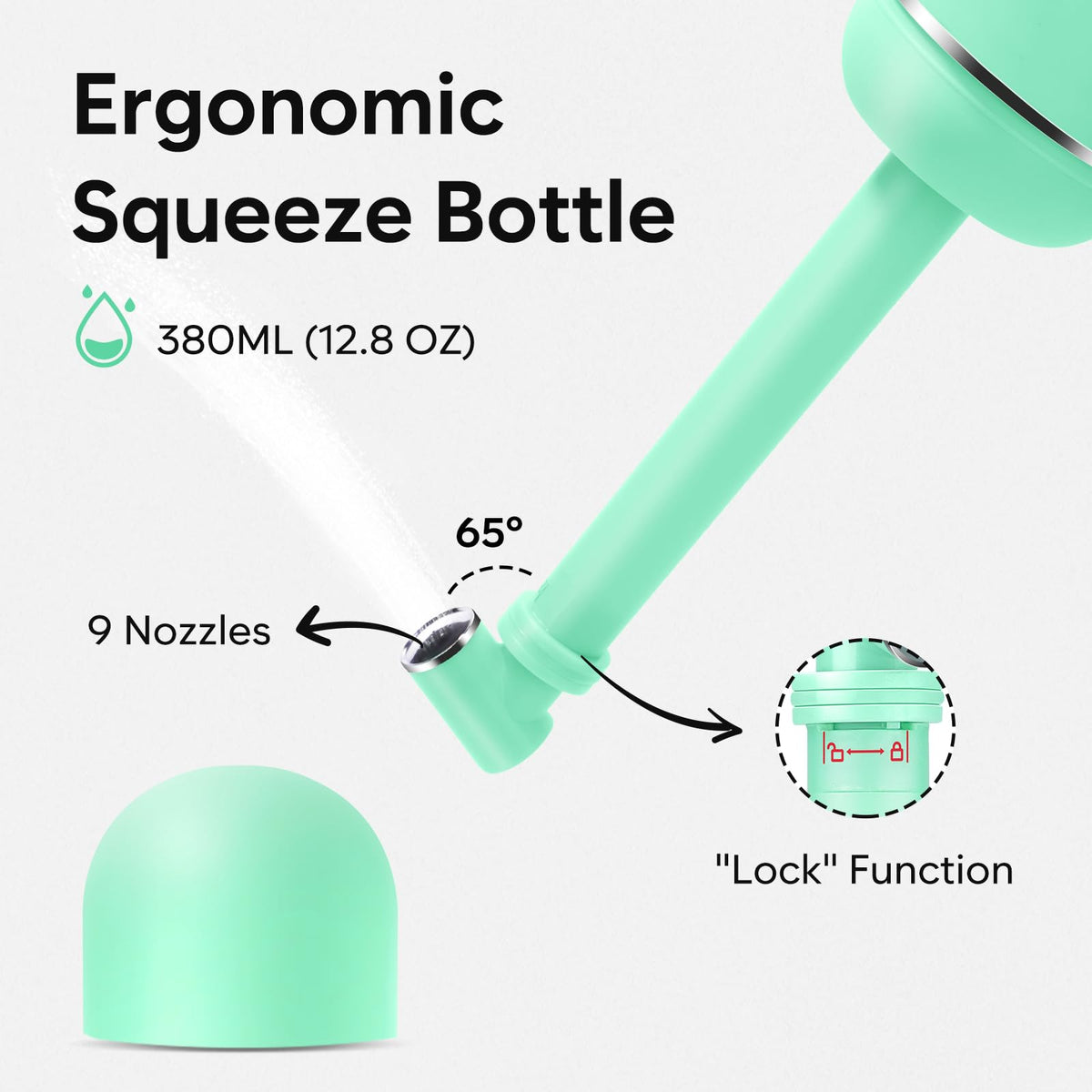 Easy@Home EPB-01 bottle being squeezed for easy cleaning.