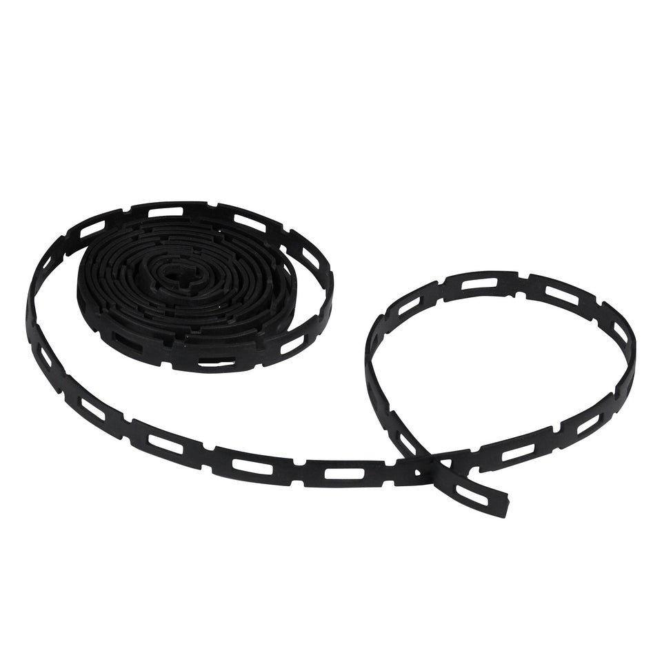 EasyFlex FirmFlex tree ties securing stakes to young trees for sturdy support