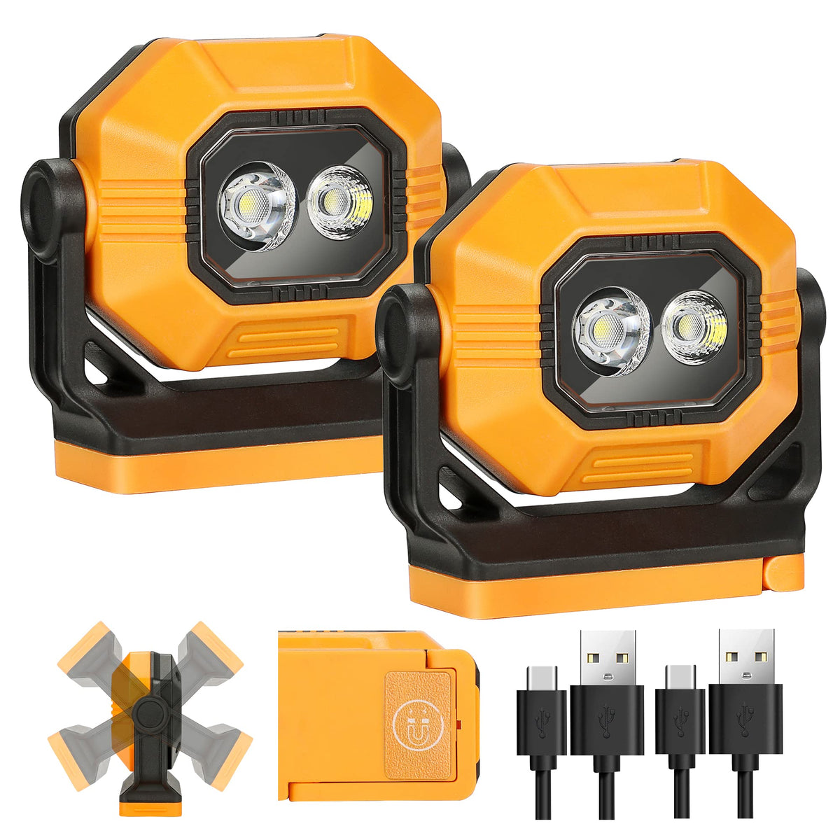 Easymaxx LED Rechargeable Work Light 1500LM with precise focus lighting for detailed tasks.