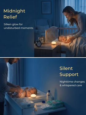 EASZZZ breastfeeding night light provides gentle guidance during feeds