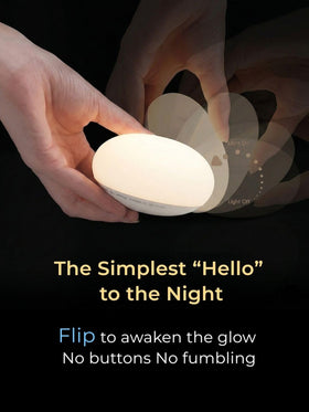 EASZZZ nursery light emitting soft warm and cool options for cozy feeds