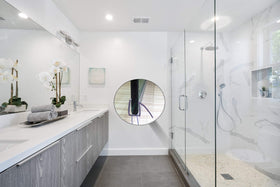 eatelle eco-friendly crystal-clear seal preserves sleek bathroom look.