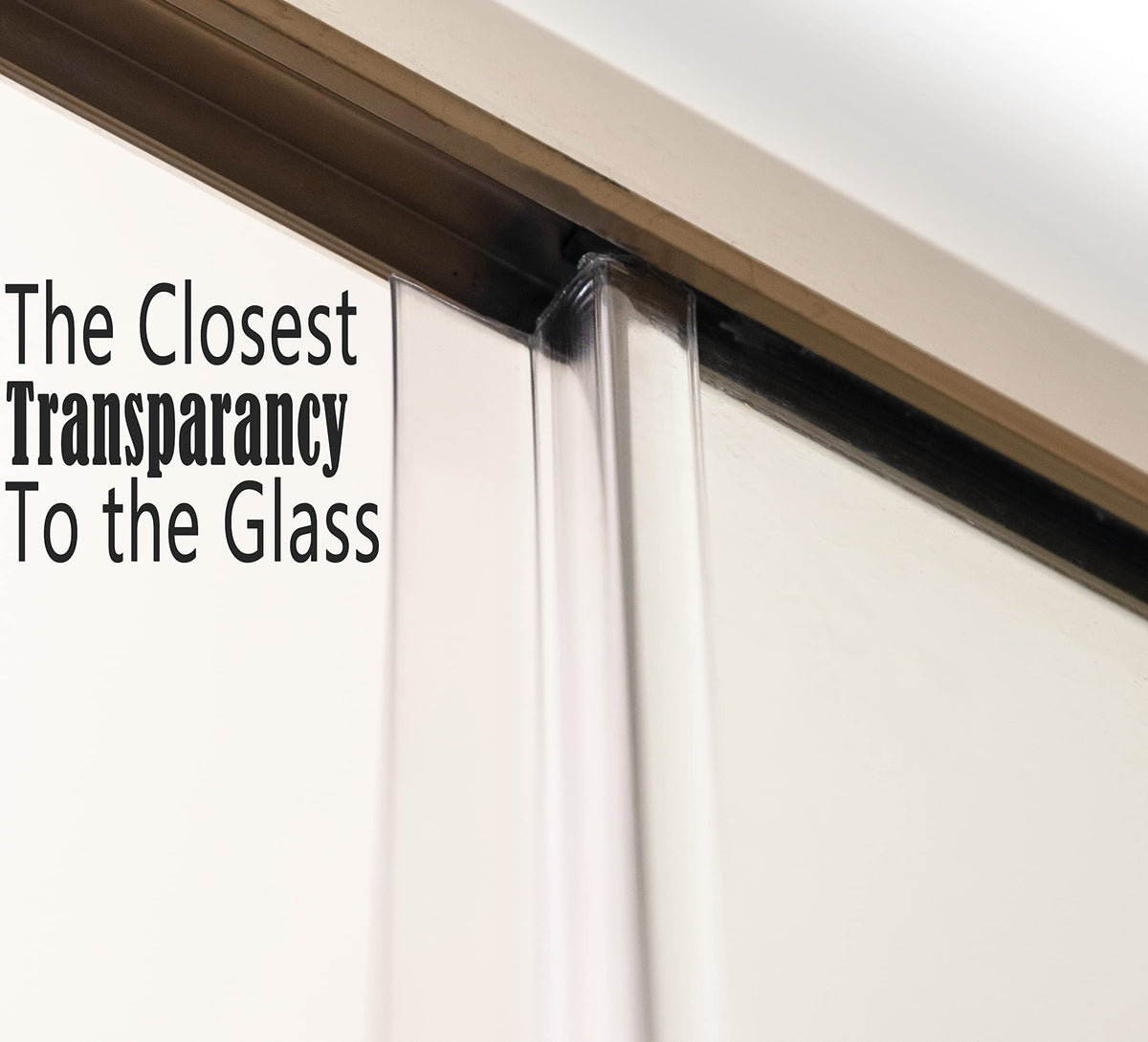 Eatelle Frameless Seal Strip fits 3-8-inch glass with precise alignment