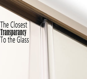 Eatelle Frameless Seal Strip fits 3-8-inch glass with precise alignment