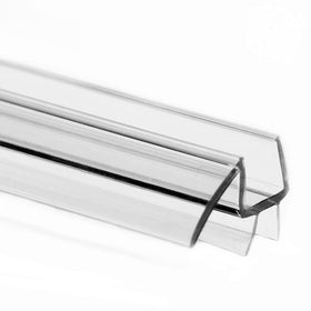 Eatelle shower door bottom seal with drip rail fits 3/16-inch glass to prevent leaks.