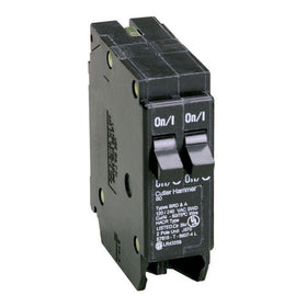 Eaton BD2020 duplex breaker front view showing compact, reliable circuit protection