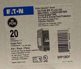 Eaton BRP120DF side view highlighting dual function safety for outlets in homes and offices