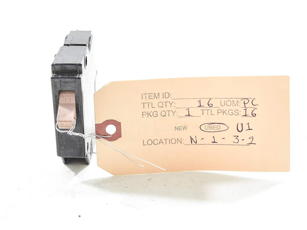 Eaton Cutler-Hammer CH120 trip indicator highlights reliable thermal-magnetic protection.