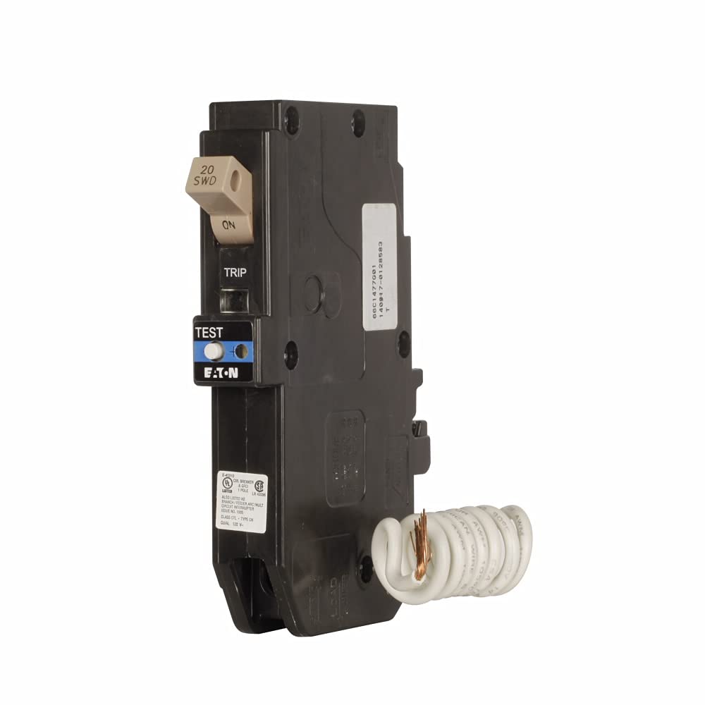 Eaton Cutler-Hammer CHFN120DF 120V 20A unit for residential circuit protection.