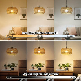 Eayaya outdoor cordless pendant light ideal for gazebos and patios.