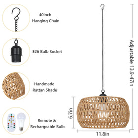 Eayaya three-color dimmable LED chandelier for customizable ambience.