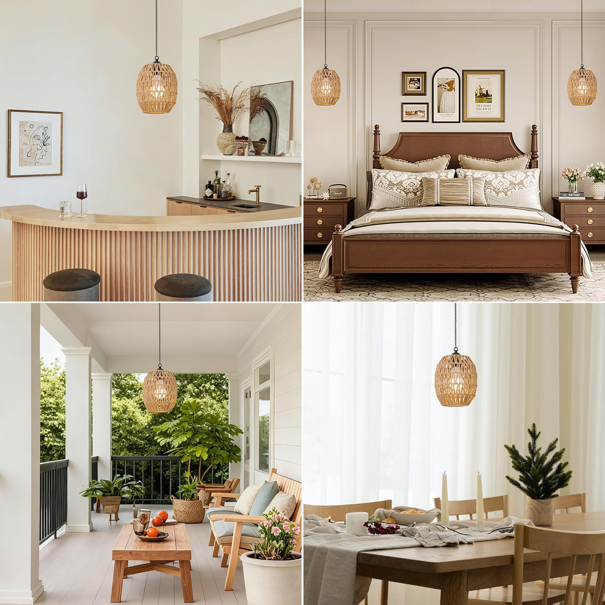 Eayaya versatile indoor/outdoor pendant light for any setting.