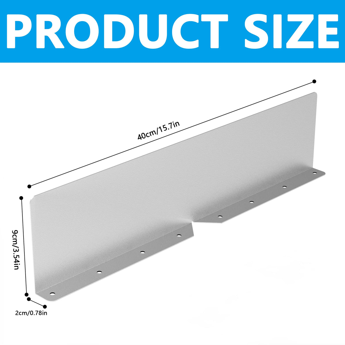 EBaokuup rain diverter design helps keep water in the gutter during storms.