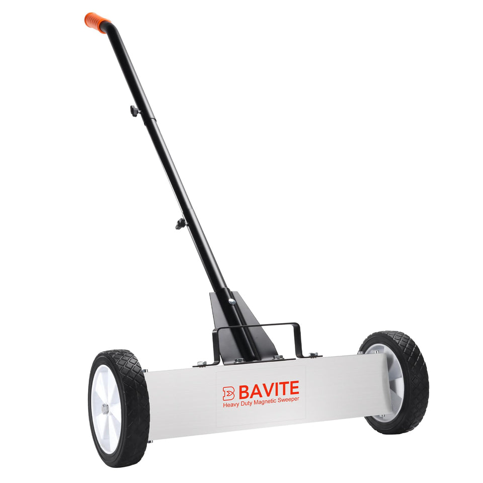 E BAVITE nail magnetic sweeper assembly for easy setup and efficient cleaning.